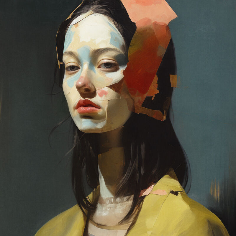 Die Sorgfalt - a Paint by Nae Zerka